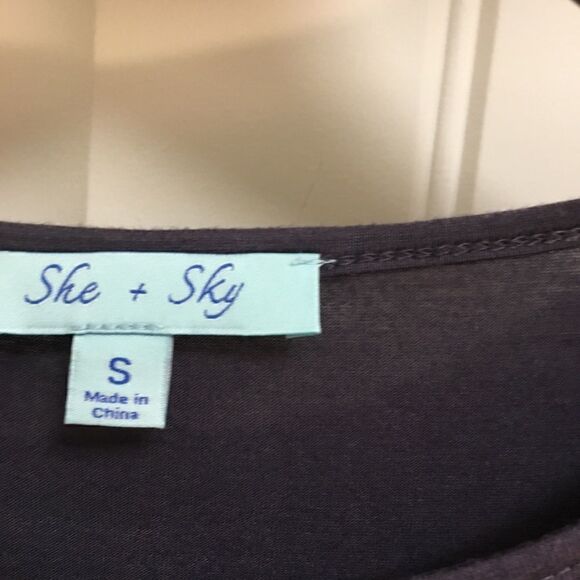 She + Sky grey twisted front dress - Picture 2 of 4